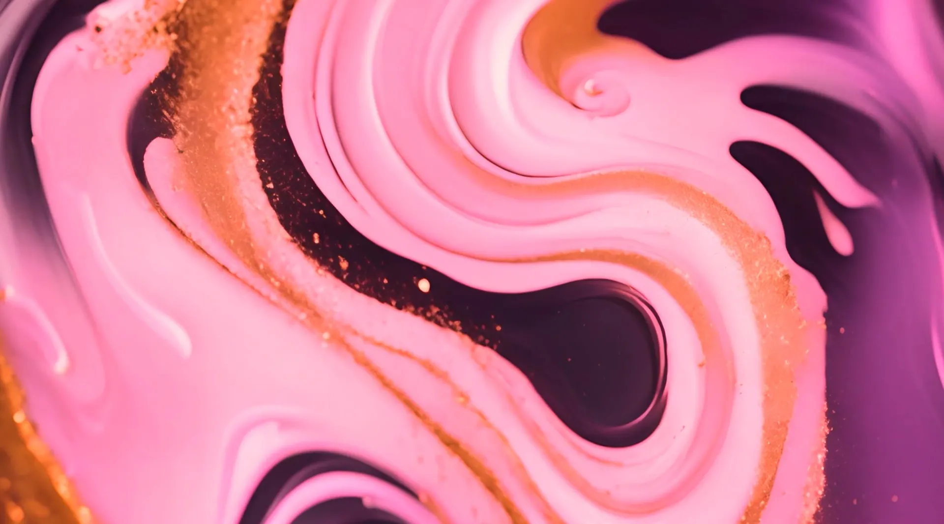 Abstract Pink and Gold Vortex Backdrop Stock Video